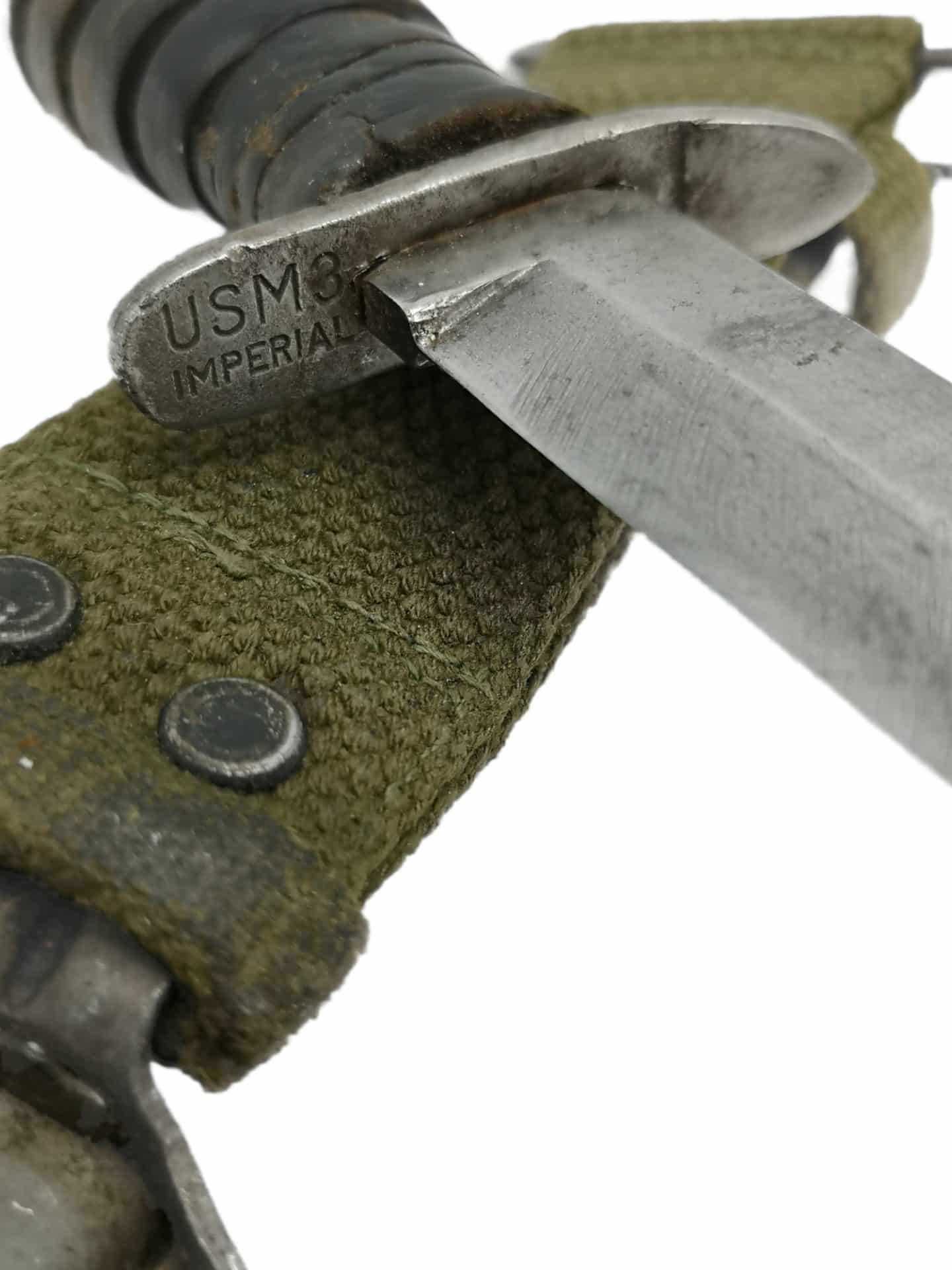 Us Ww2 M3 Fighting Knife With M8 Scabbard Imperial Cm 1940