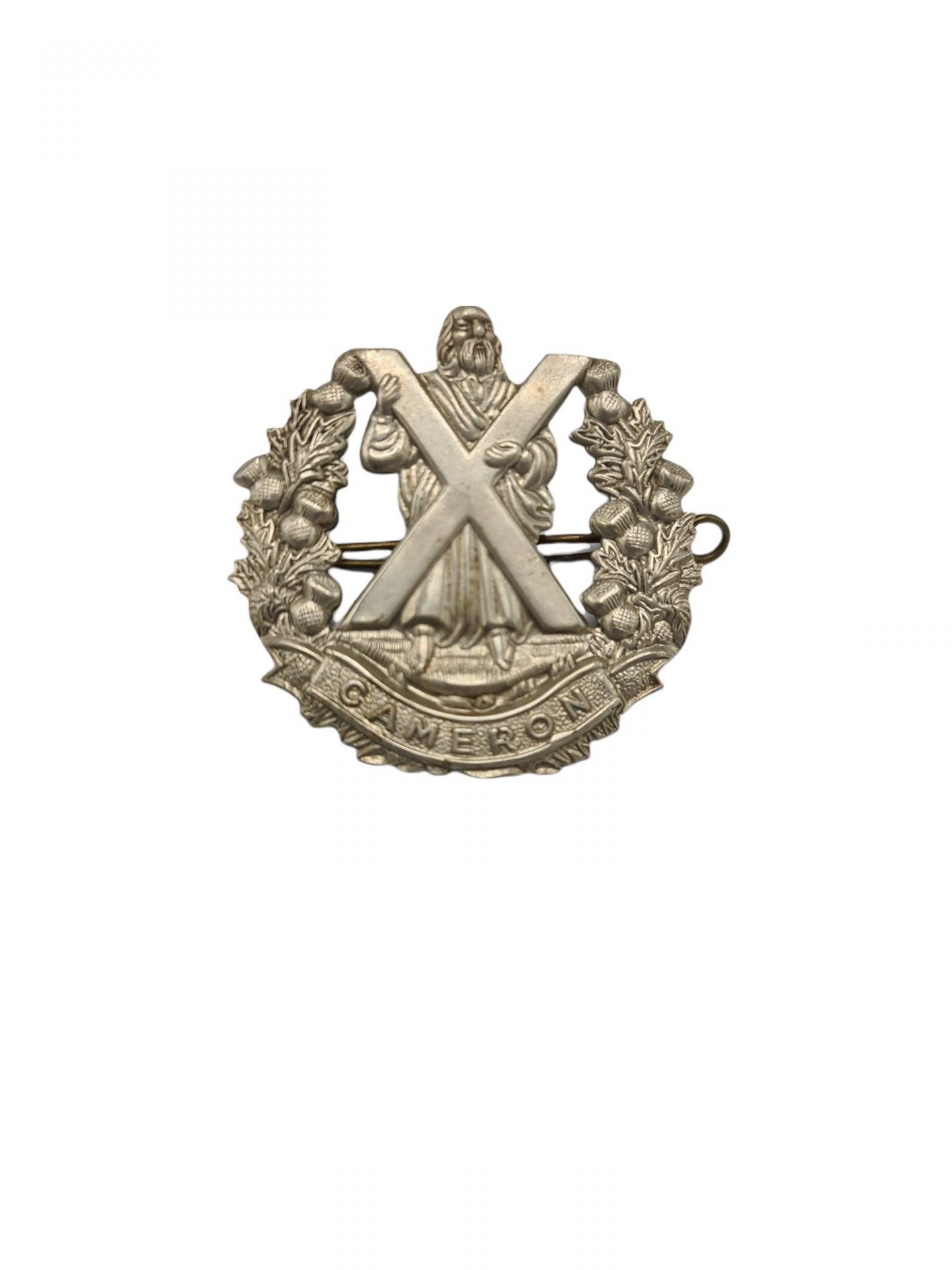 British ww2 cameron cap badge emblem