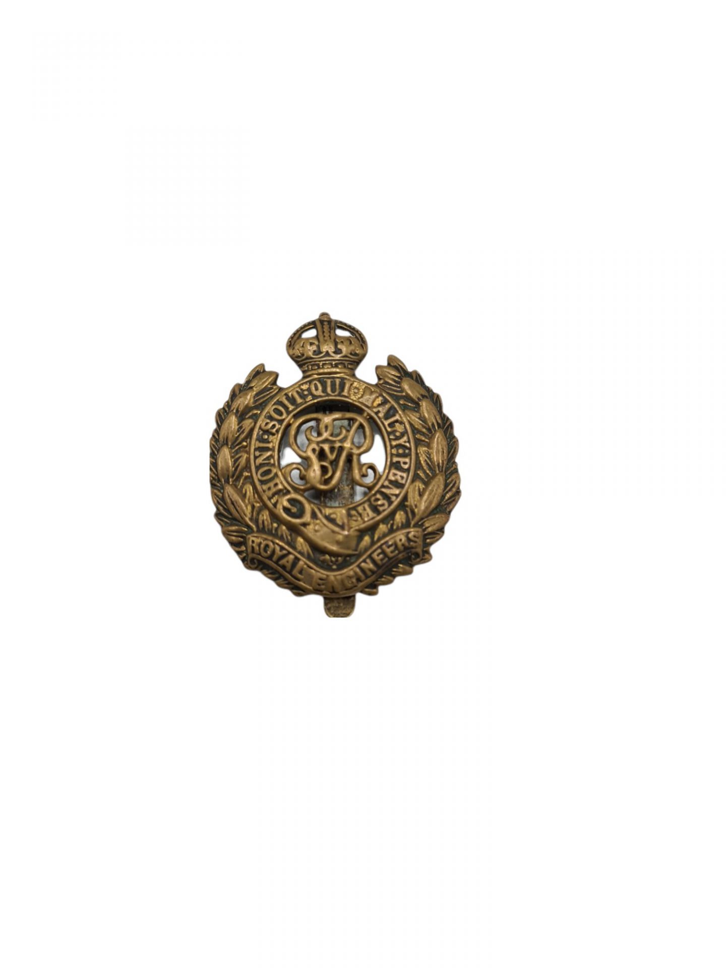 British ww2 royal engineers cap badge