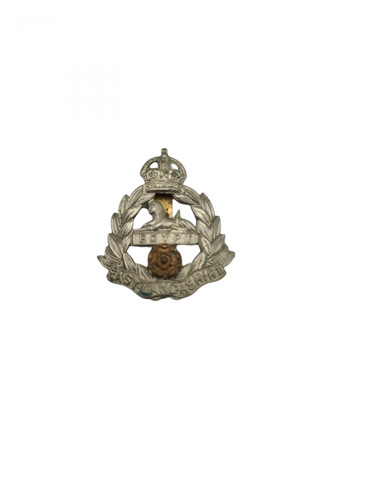 British ww2 east lancashire cap badge emblem