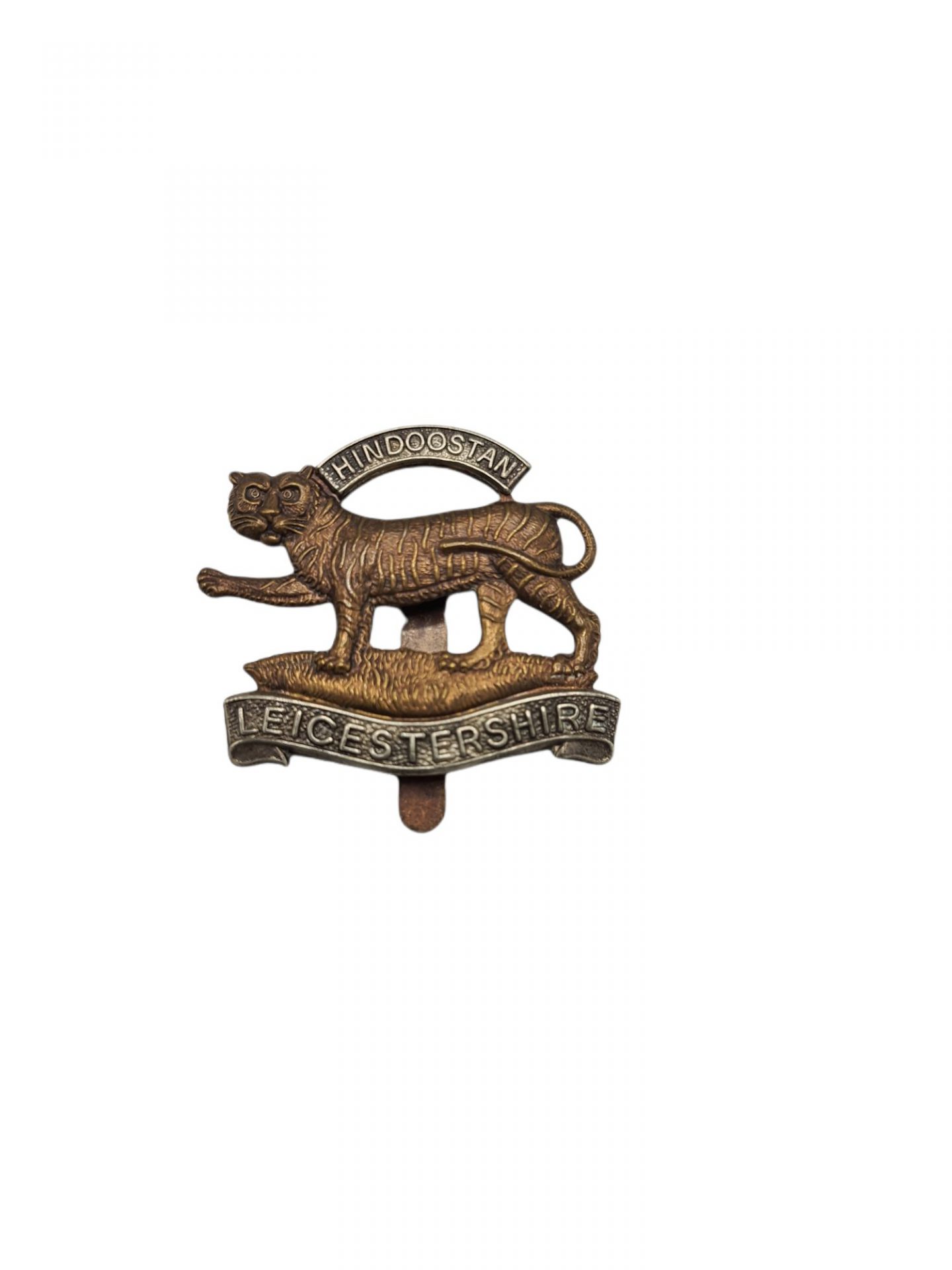 Britsh ww2 leicesterhire cap badge emblem
