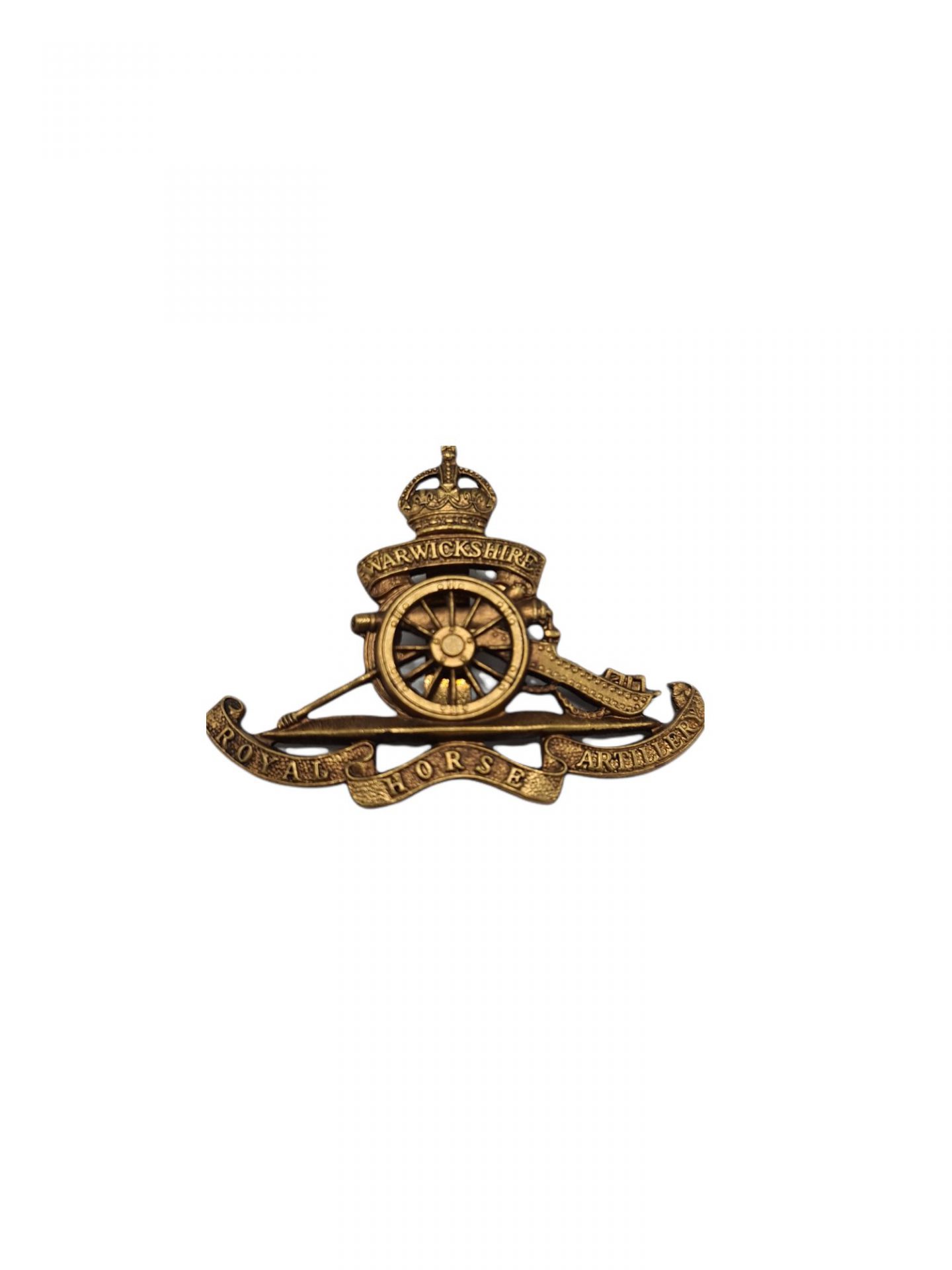 Britsh ww2 warwickshire royal horse artillery badge emblem