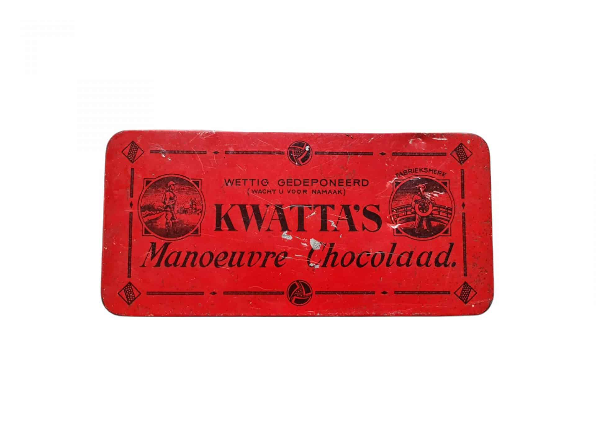 Kwatta manoeuvre chocolade blik