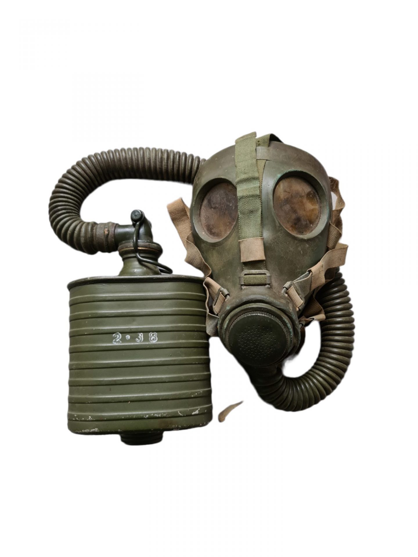 Dutch ww2 gasmask G with filter
