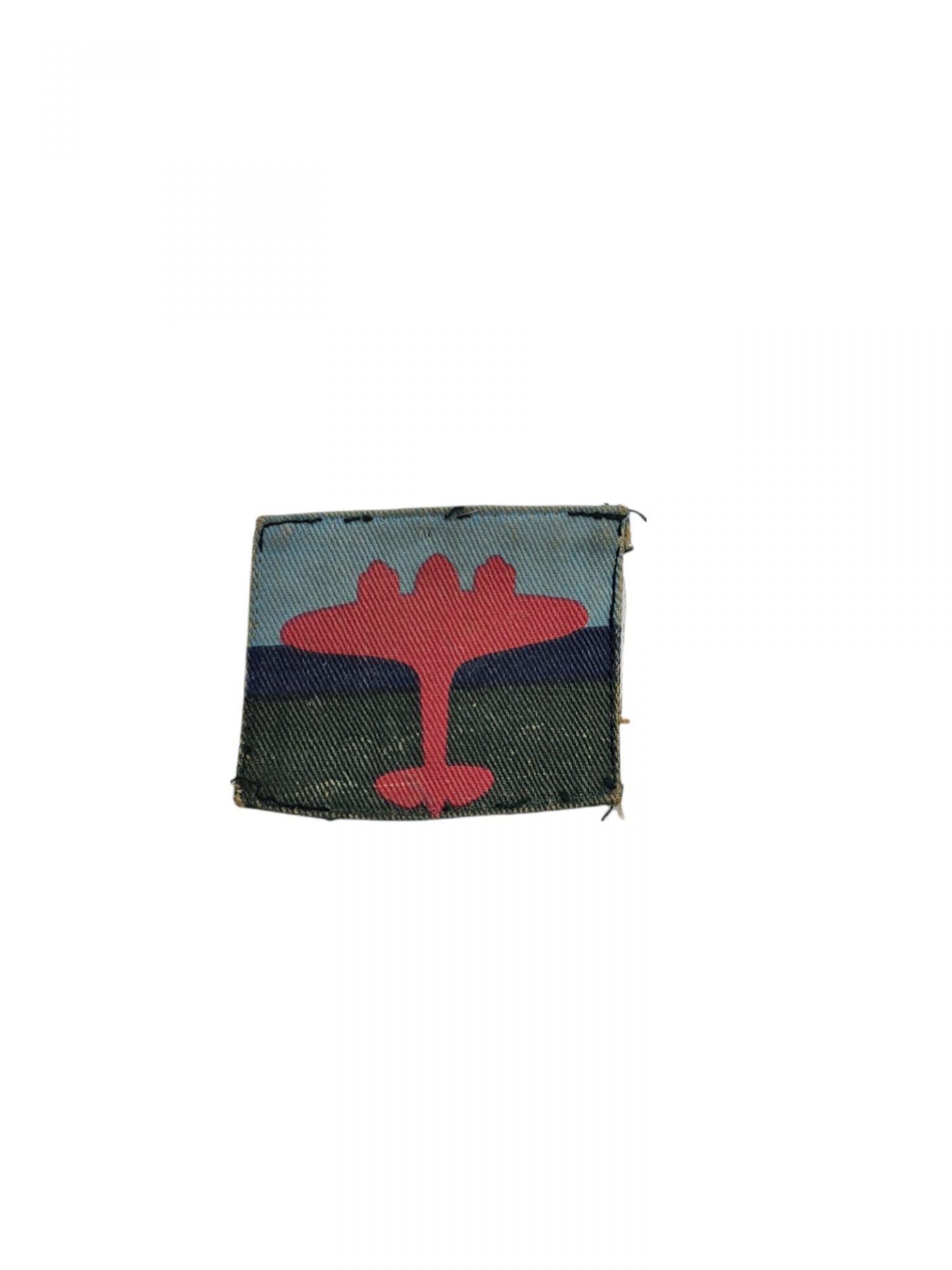 British ww2 air formation signals printed cloth insignia