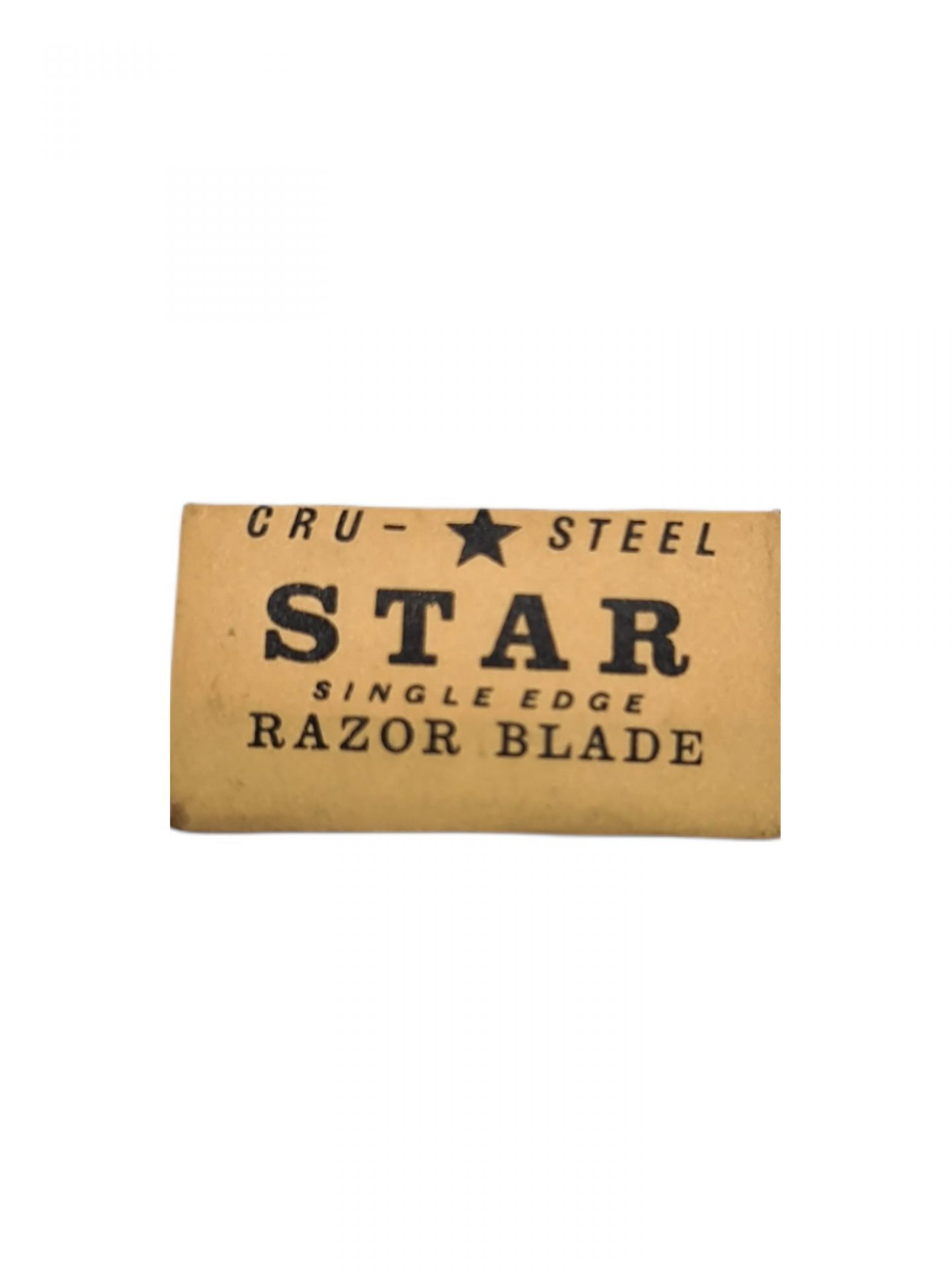 British ww2 cru steel Star Razor blade