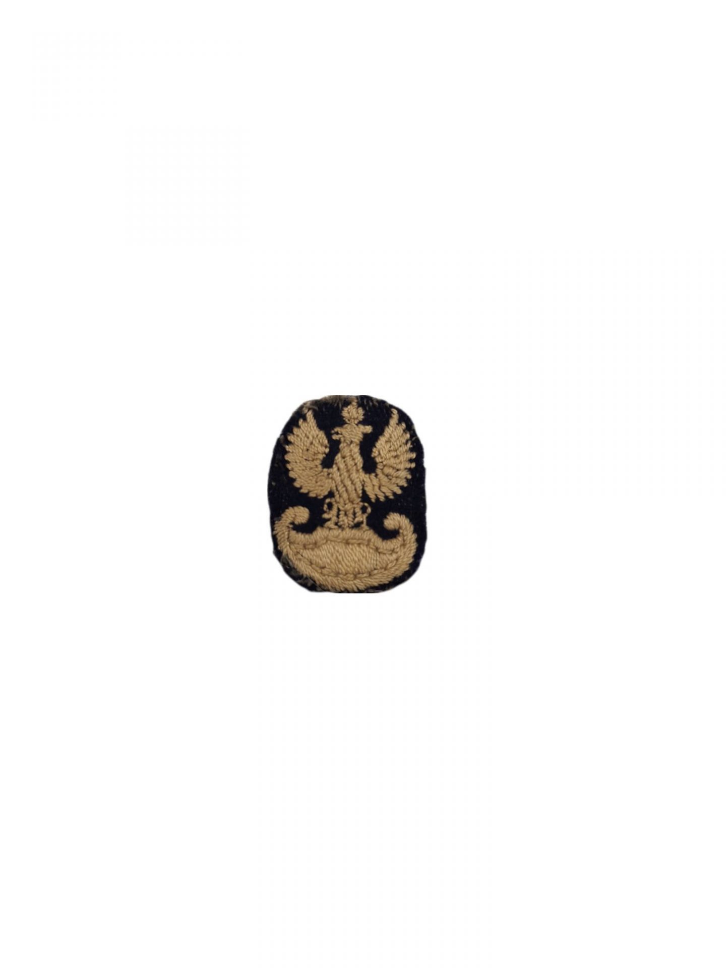 Polish ww2 baret eagle emblem