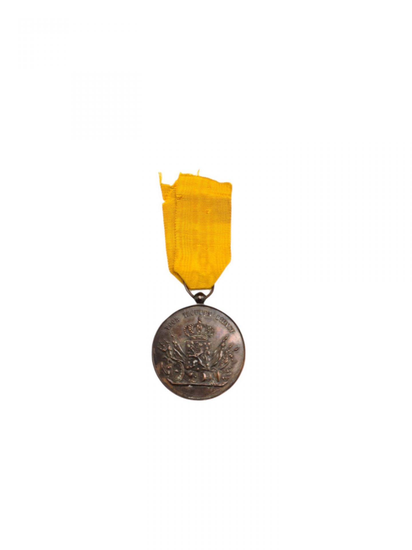 Dutch pre war bronze NCO good conduct medal 12 year