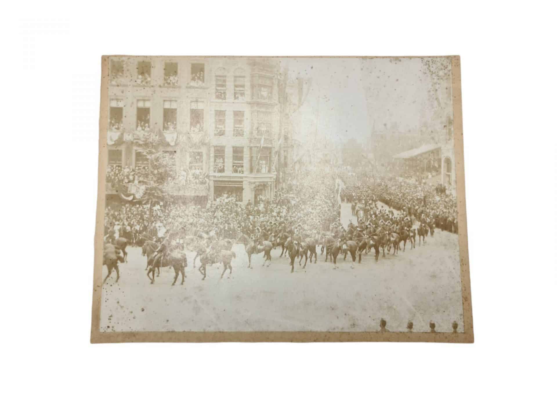 Large pre war Dutch parade photo