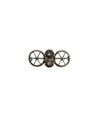 Dutch pre war cavalry motor cyclist emblems sweetheart pin