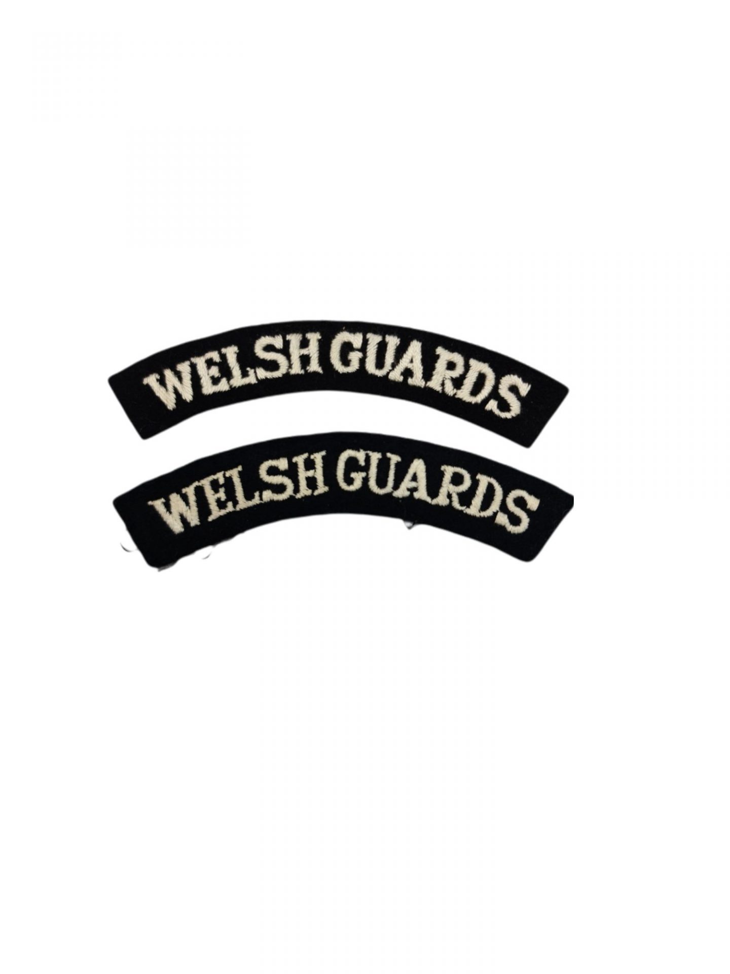 British ww2 Welsh guards shoulder title emblem set