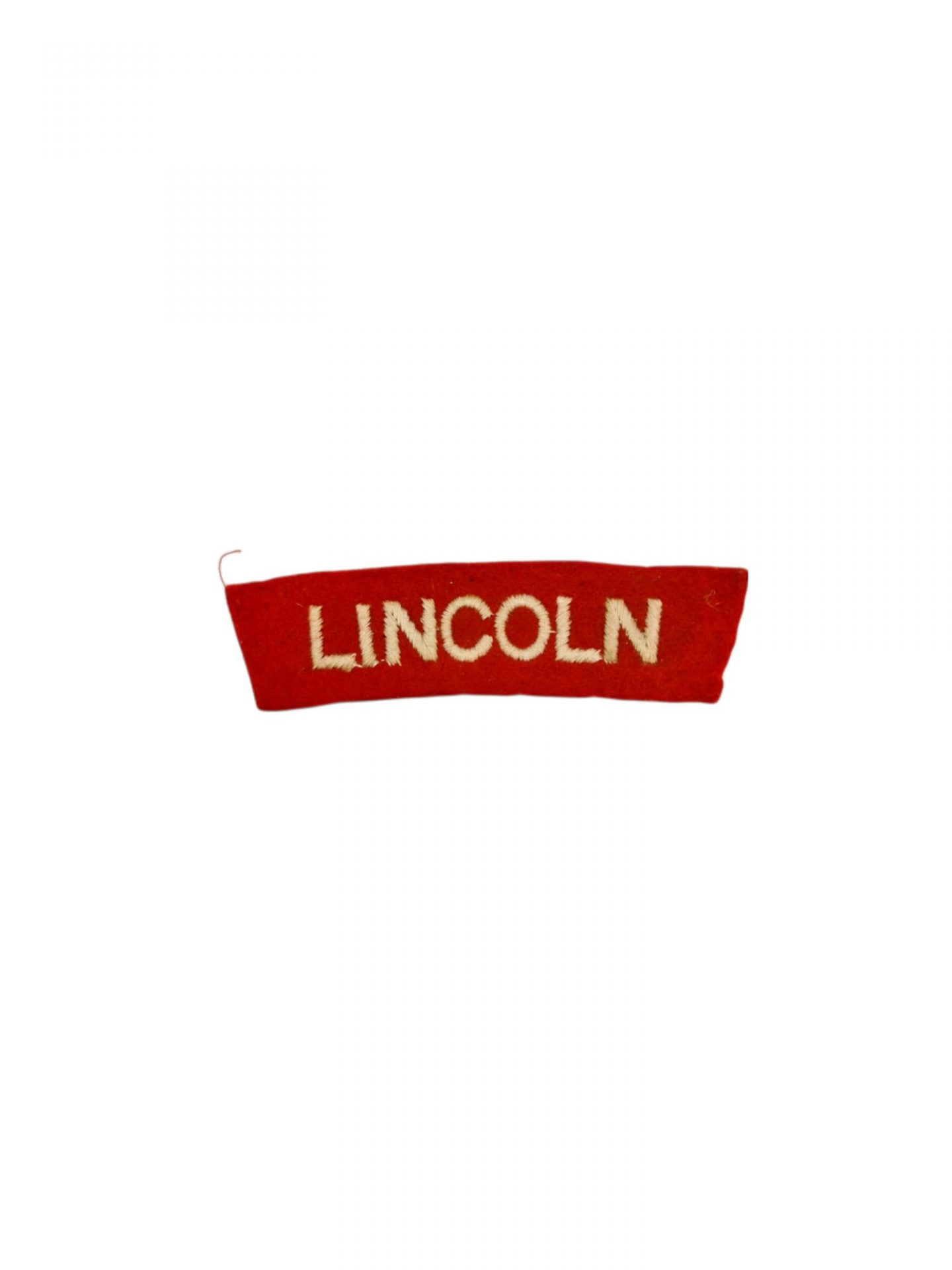 British ww2 Lincoln shoulder title emblem