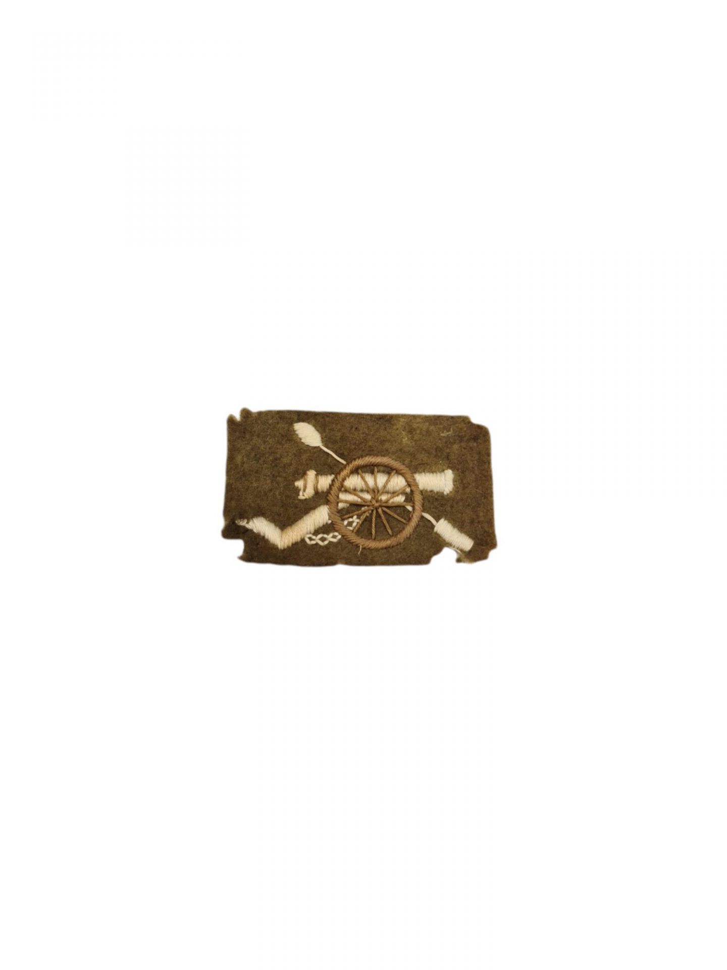 British ww2 artillery master gunner patch emblem