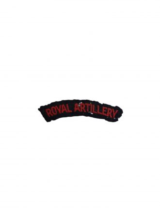 British ww2 royal artillery shoulder title emblem