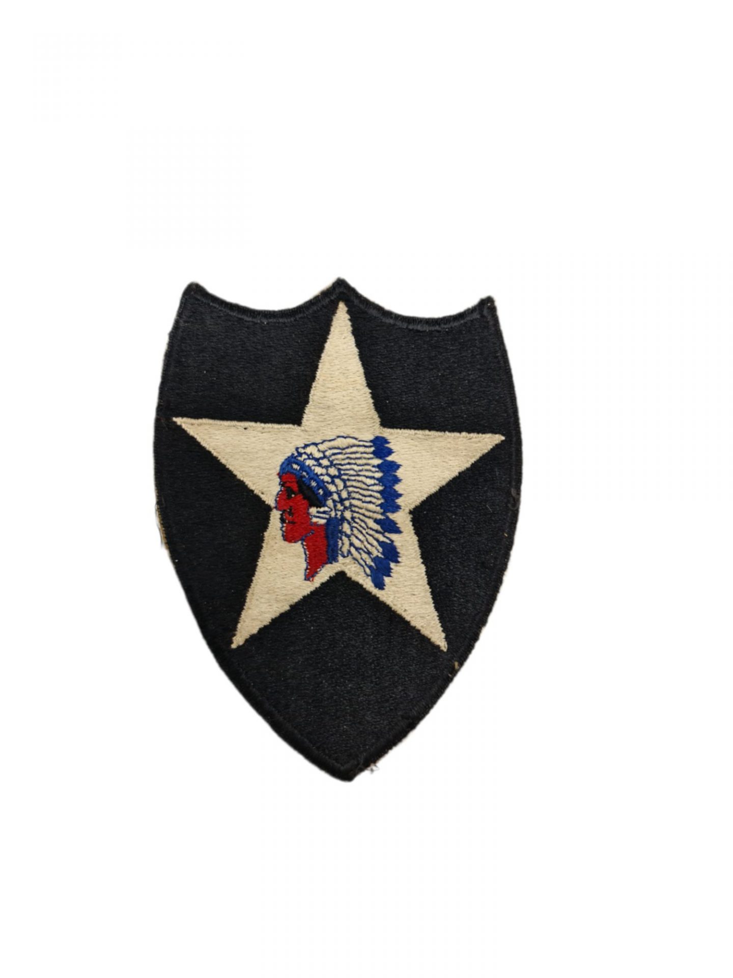 US ww2 2nd infantry division blackback patch