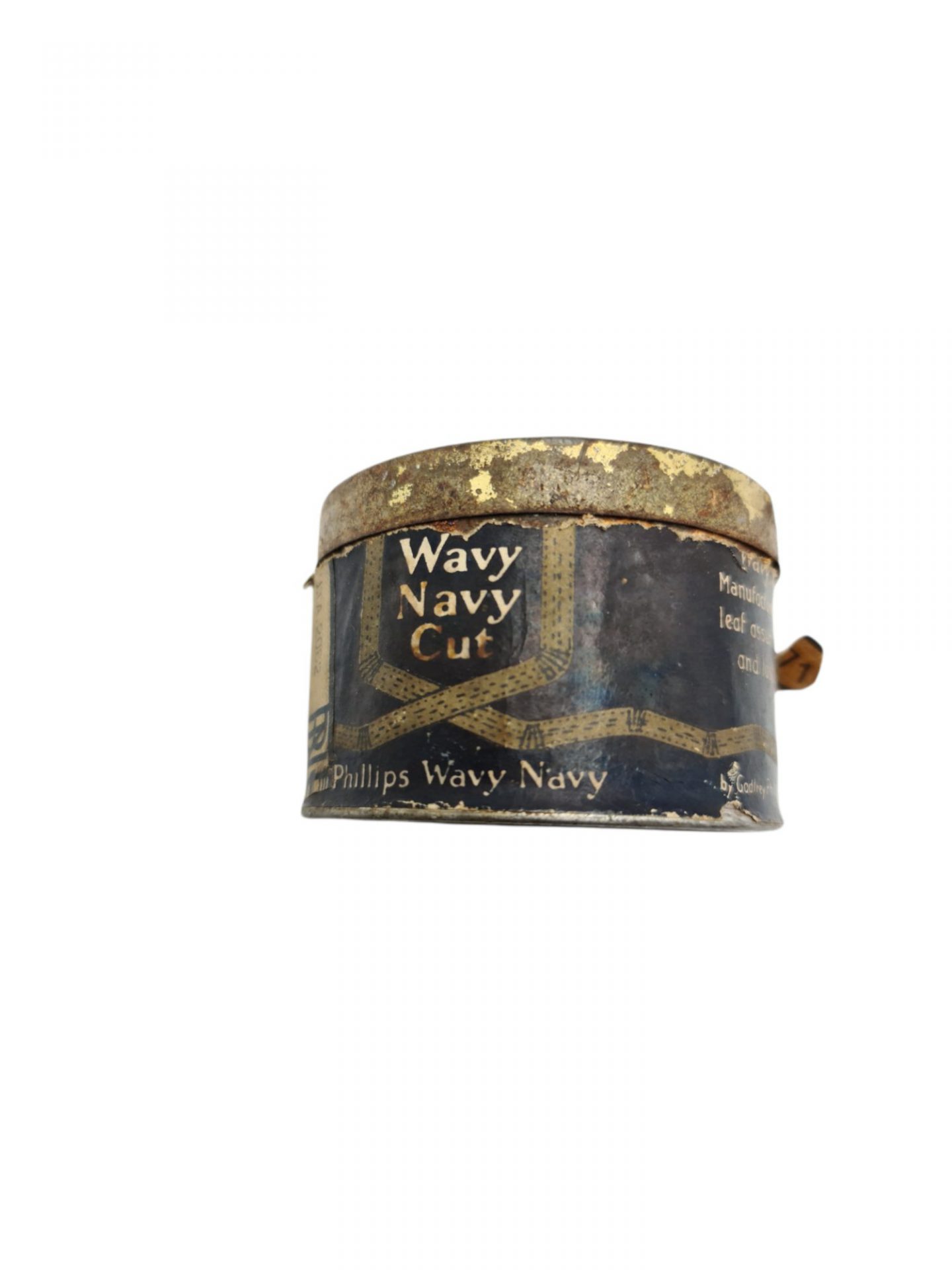 British ww2 wavy navy cut cigarettes can
