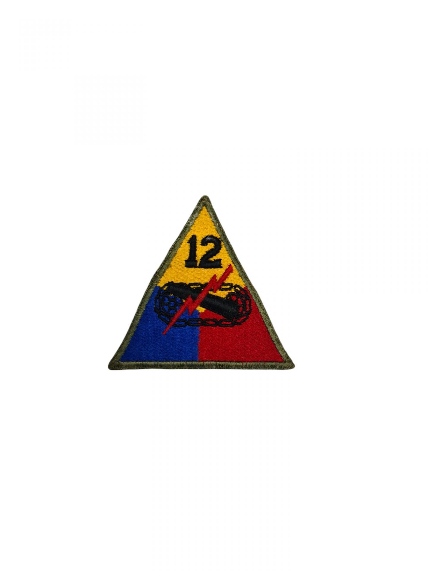 US ww2 12th armoured division patch emblem