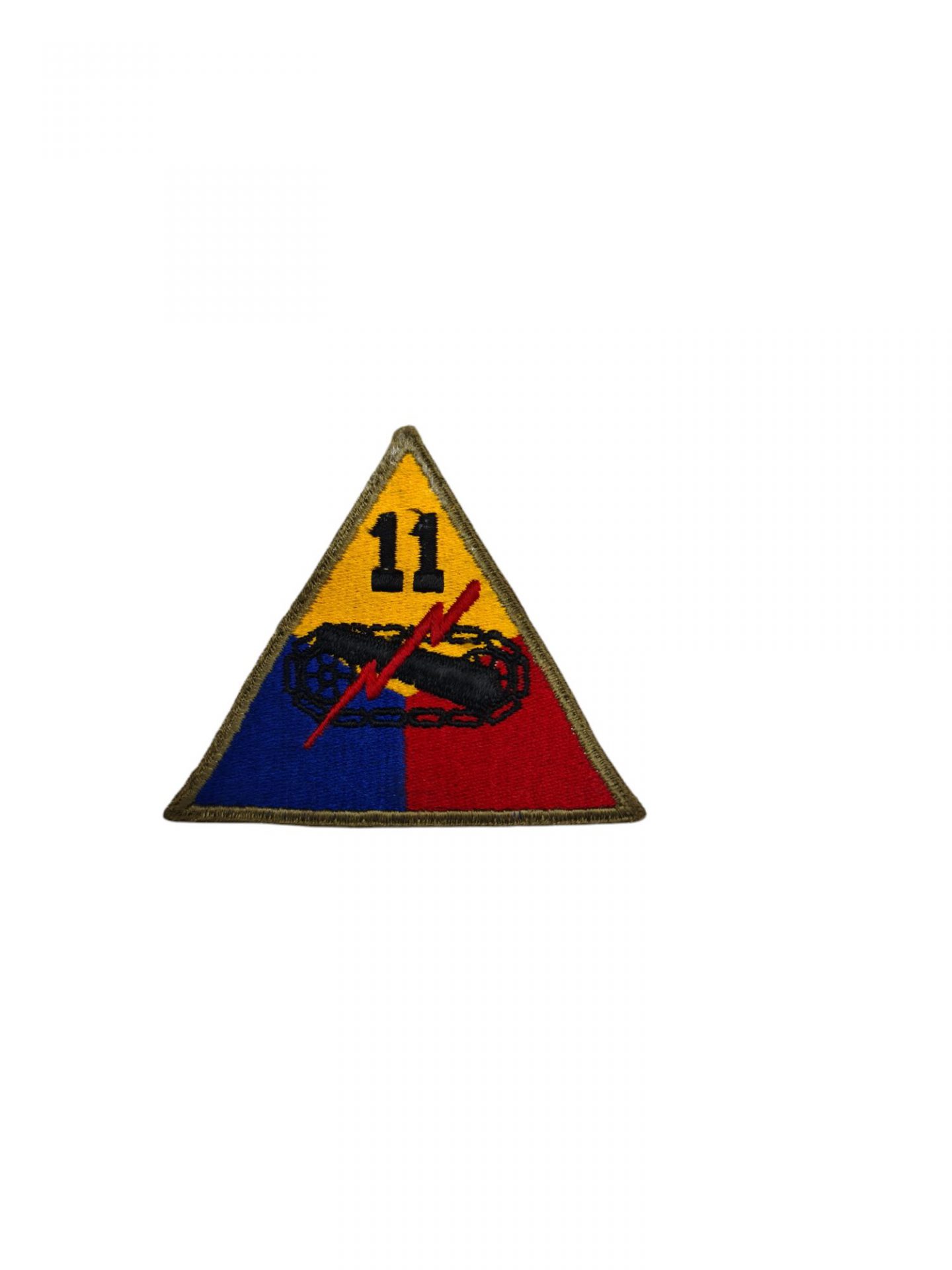 US ww2 11th armoured division patch emblem