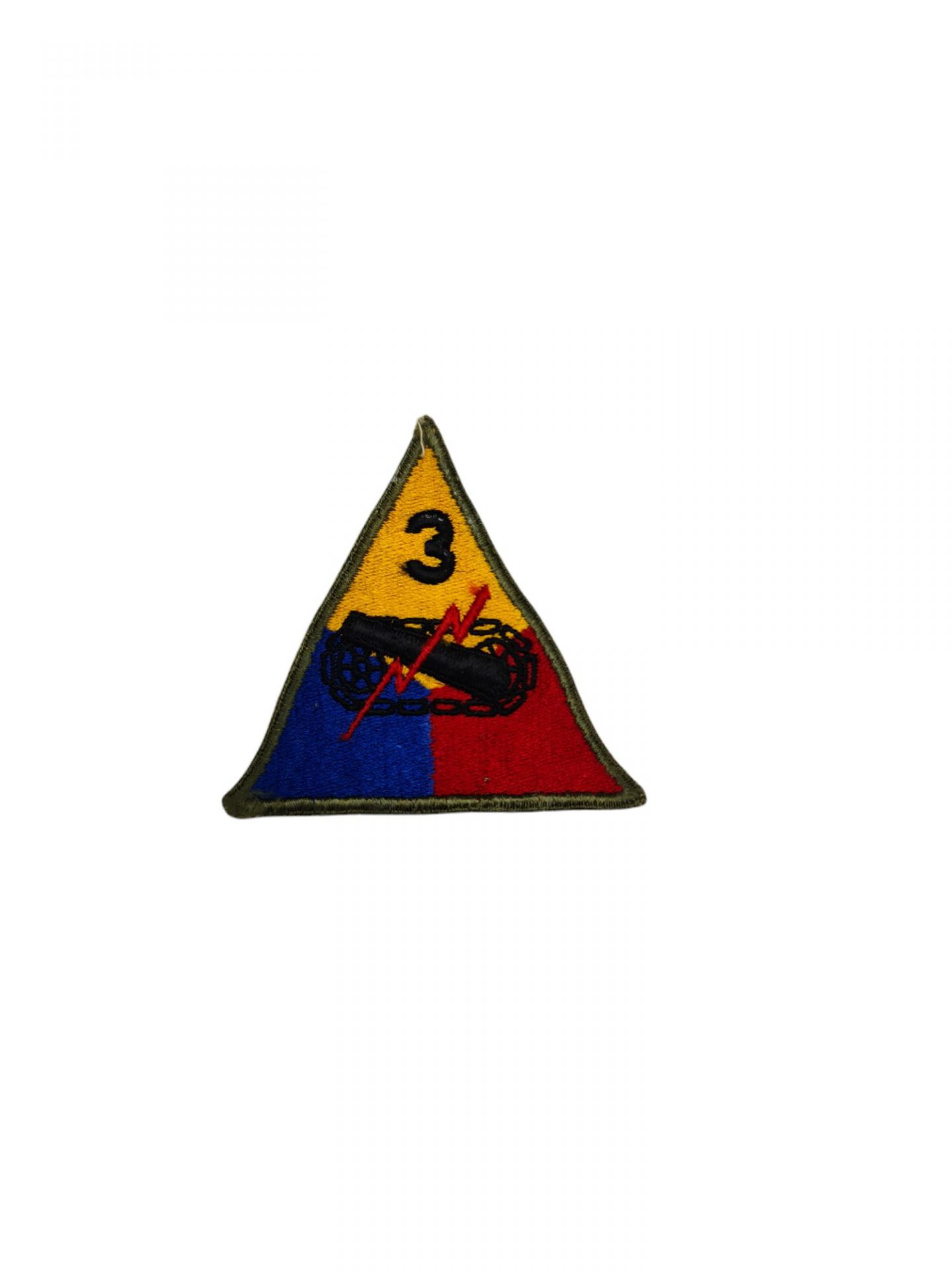 US ww2 3th armoured division patch emblem