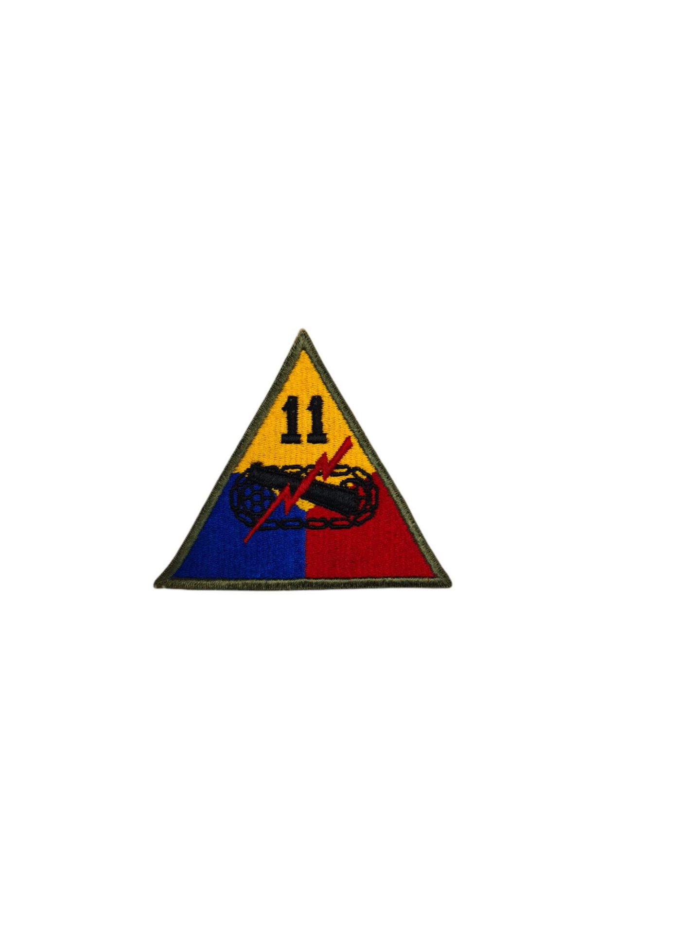 US ww2 11th armoured division patch emblem