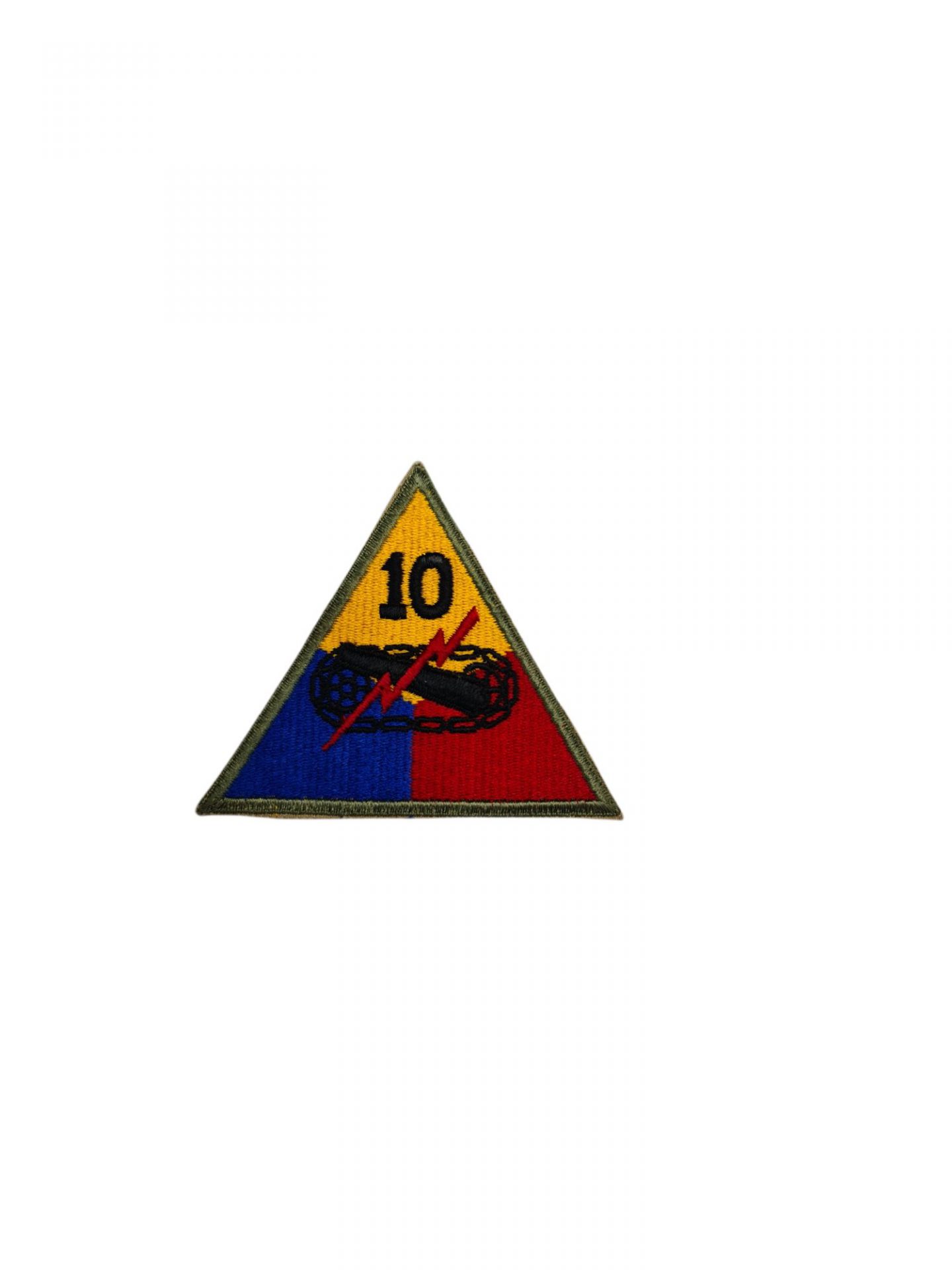 US ww2 10th armoured division patch emblem