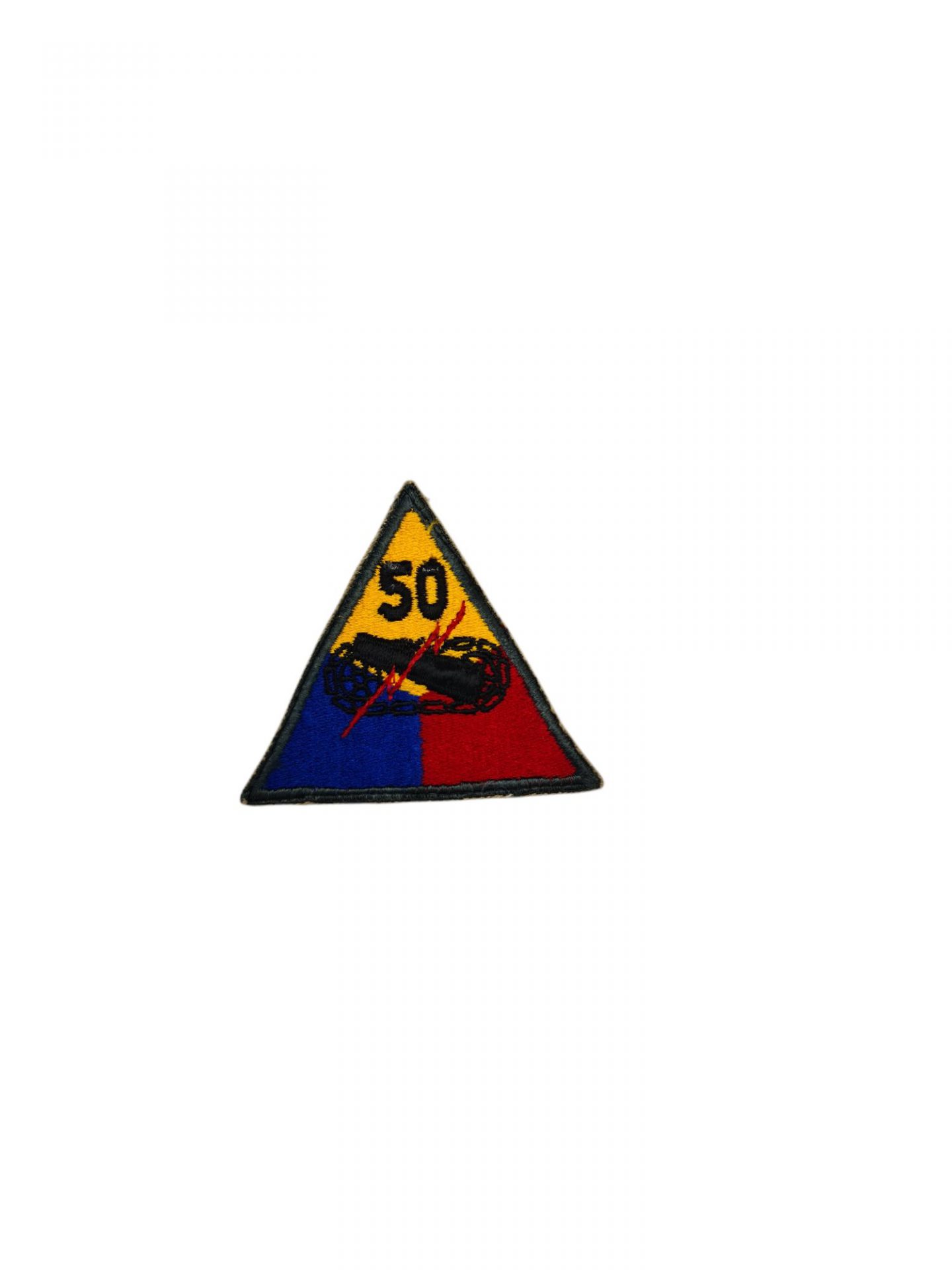 US ww2 50th armoured division patch emblem