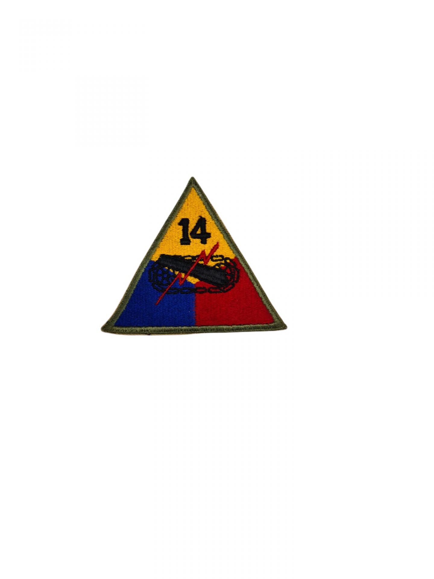 US ww2 14th armoured division patch emblem