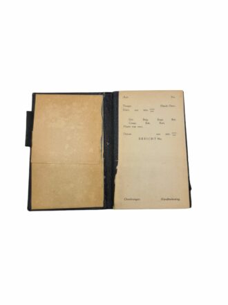 Militair telegram en notitieboekje Mavors mobilisatie