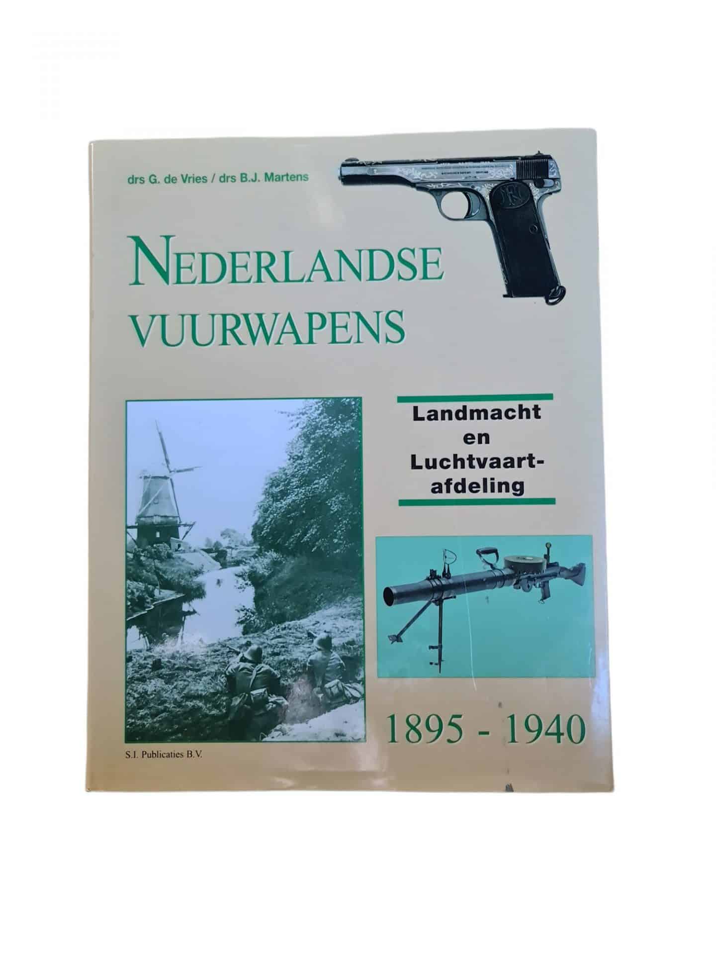Nederlandse vuurwapens landmacht en luchtvaartafdeling Martens de Vries