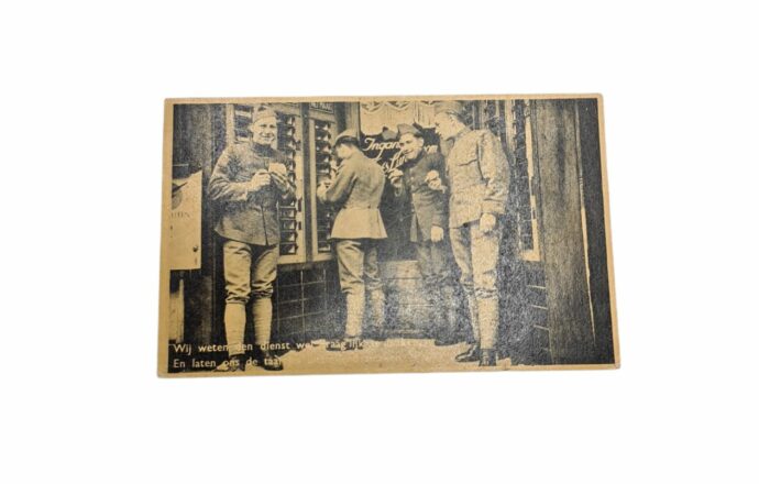 Mobilisatie ansichtkaart 28e regiment infanterie Utrecht Zwammerdam 1940