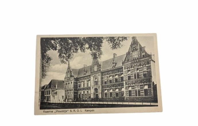 Mobilisatie ansichtkaart kazerne Vloeddijk SROI Kampen 1937