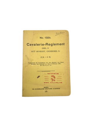 Voorschrift no.132b Cavalerie reglement deel 2 het gevecht 1937