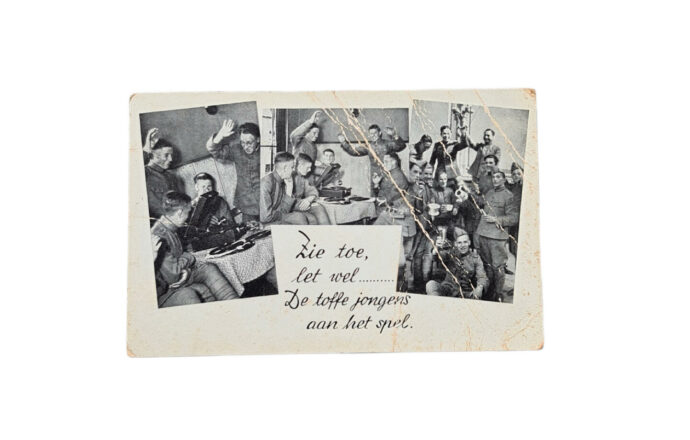 Mobilisatie ansichtkaart 14 RA Scherpenzeel Nieuwleusen 1939