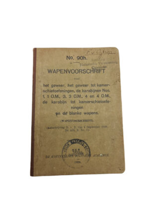 Wapenvoorschrift 90h Hembrug M.95 SROC F. van Ogtrop