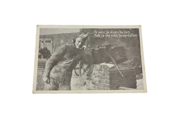 Mobilisatie ansichtkaart MC compagnie Loosduinen Hilversum 1940