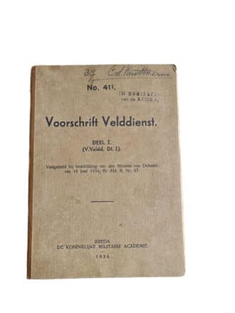 Voorschrift no 41 voorschrift velddienst  SROBA Knottnerus