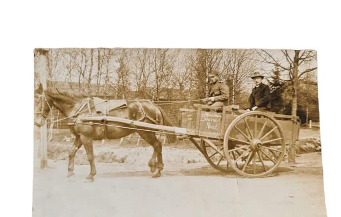 Mobilisatie foto benzine nood Harskamp 1917