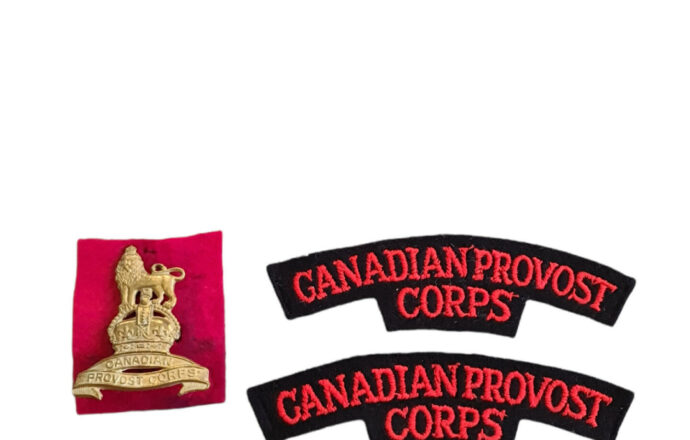 Canadian ww2 Canadian provost corps emblem set