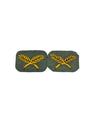 Set kraagemblemen onderofficier intendance troepen