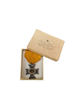 Jeneverkruis officierskruis schutterij 15 jaar