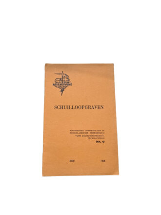 Voorschrift luchtbeschermingsdienst schuilloopgraven 1938