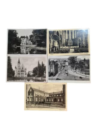 Set mobilisatie ansichtkaarten regiment wielrijders Vught