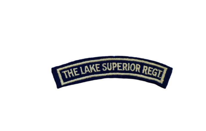 canadian ww2 the lake superior regiment shoulder flash emblem