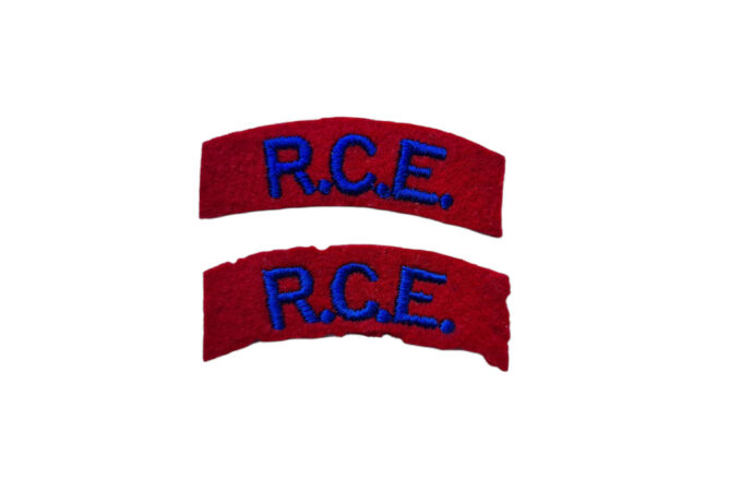 canadian ww2 rce royal canadian engineers shoulder flash emblem