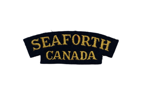 canadian ww2 seaforth canada shoulder flash emblem