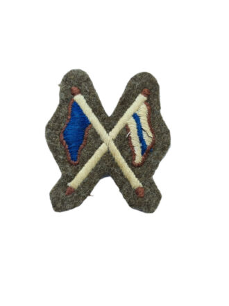 British ww2 Royal Corps of Signallers profiency cloth arm badge