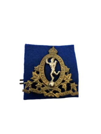 badge emblem cap corps signal royal ww Canadian