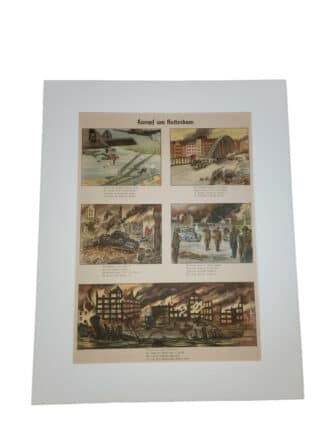 German ww2 Kampf um Rotterdam propaganda poster